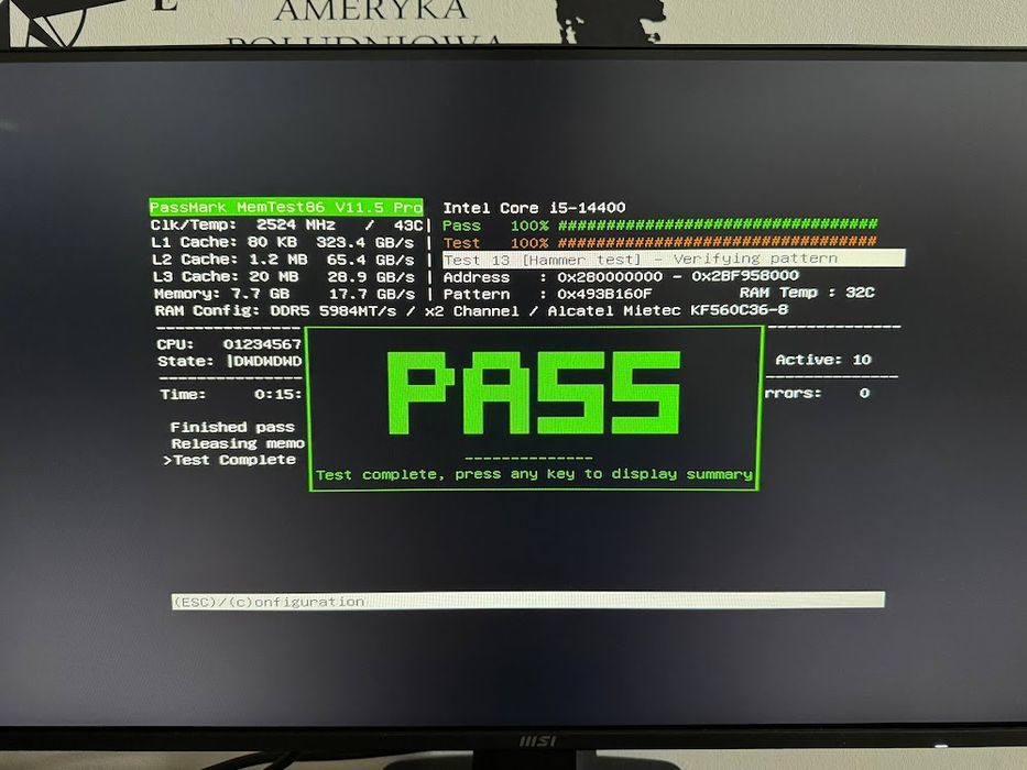 Оперативна пам'ять Kingston Fury Beast DDR5 DIMM 8GB 6000MHz CL36