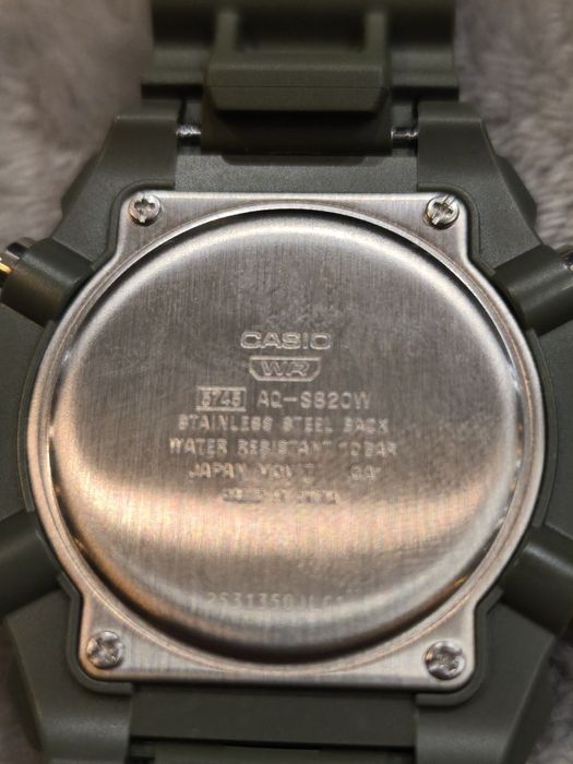 Часы мужские Casio AQ-S820W-3BVEF+солнечная батарея