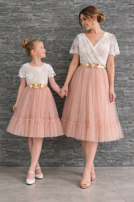 Zestaw sukienek mama i córka