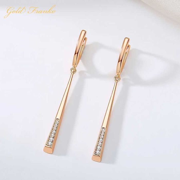 Kolczyki GF39 585RG Gold Franko