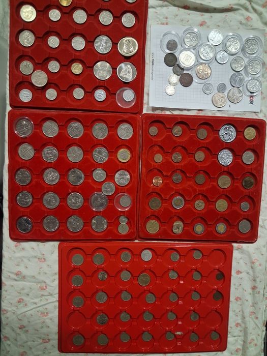 Kolekcja monet polskich i zagranicznych ok 130 szt