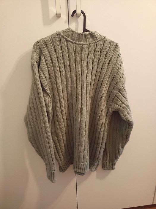 Sweter szary warkocze męski rozm. M , Voltex