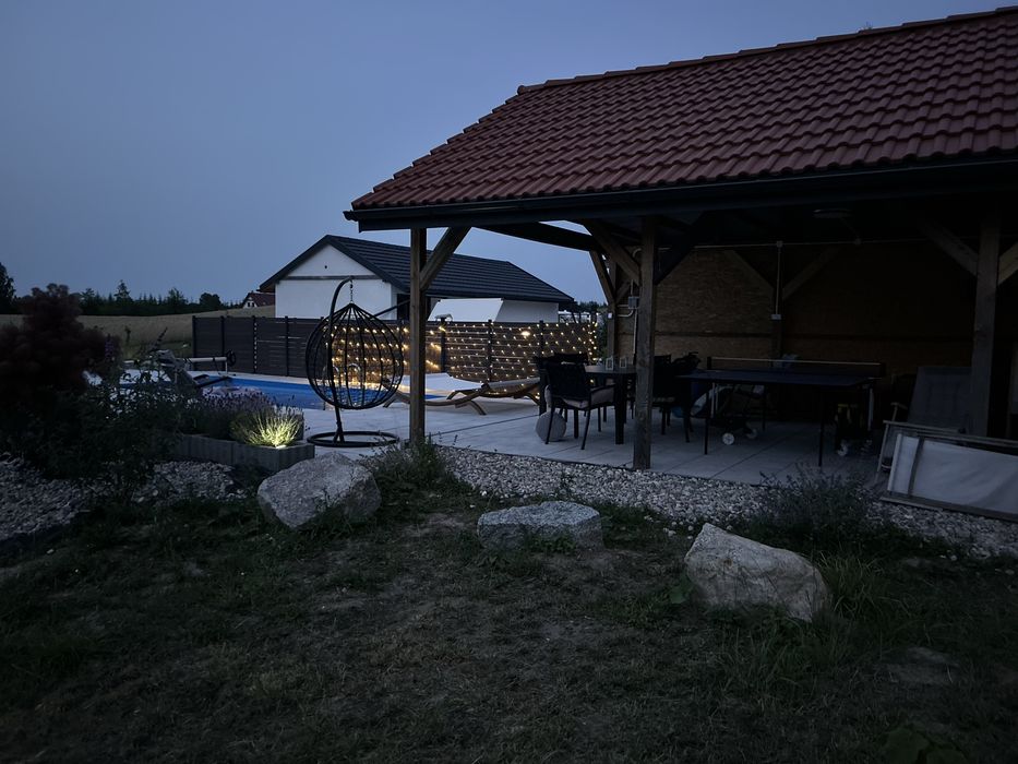 Domek z basenem na wylacznosc Mikołajki