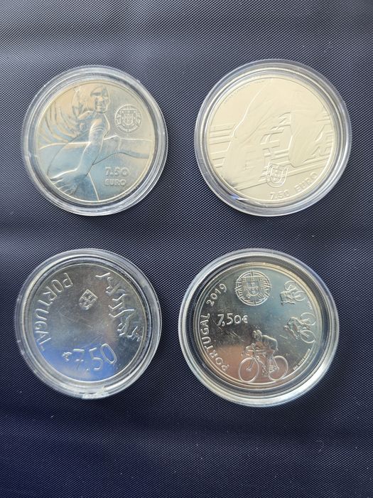 Moedas Comemorativas Prata 7,5€