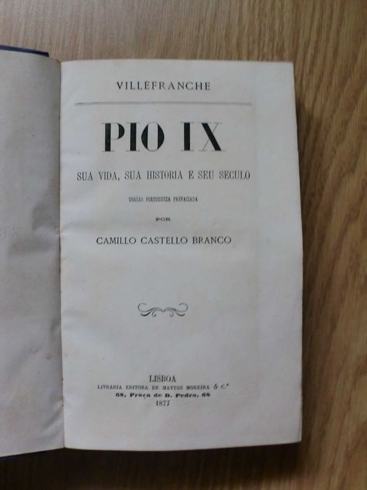 Pio IX, sua vida, sua história e seu Século de Villèfranche - 1877