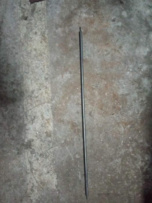 Прямой воздушный ТЭН 1,25 квт длина 835 мм Ф12 мм