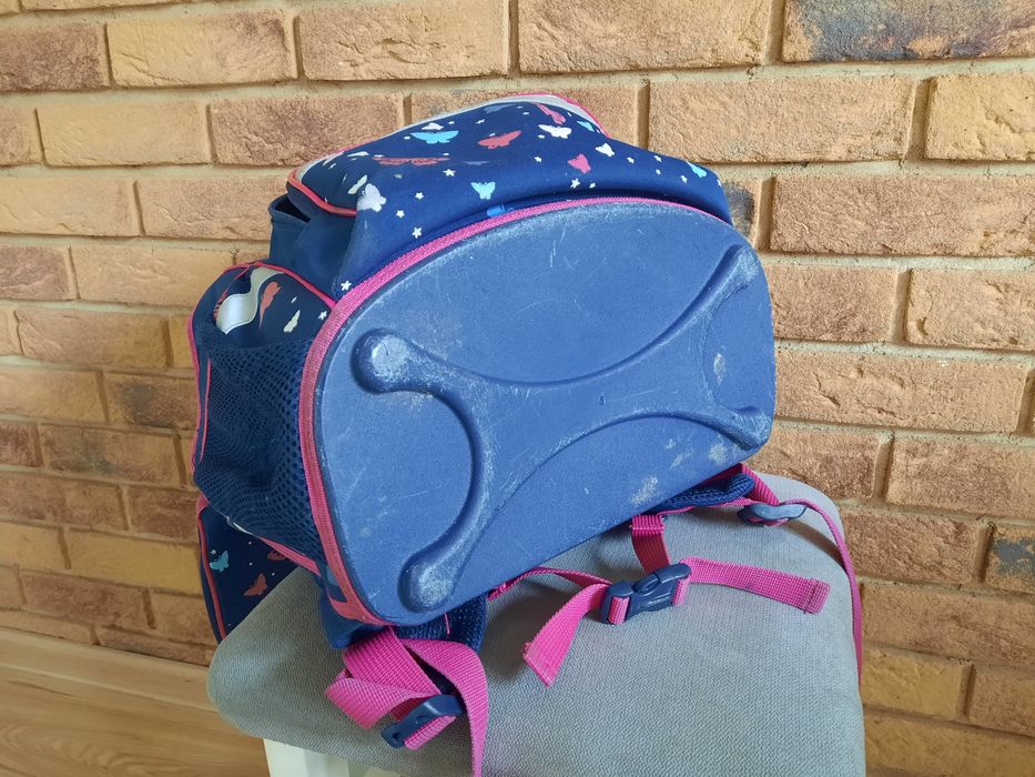 Tornister plecak Herlitz dla dziewczynki dziewczęcy różowo-niebieski
