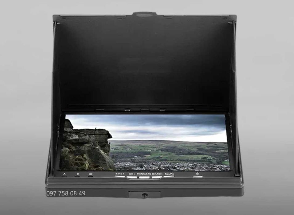 LCD5802D + DVR + приймач 5.8 GHz на 40 каналів FPV Монітор (5802 D)