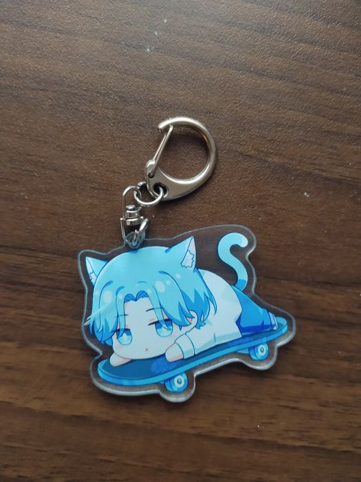 Аніме genshin impact брелок значок