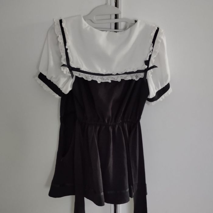 liz lisa jirai kei сет-ап чорний плаття з шортами
3000грн