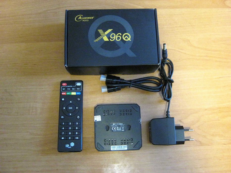 Smart TV Box X96Q (2/16) AndroidTV-10 - бесплатно 2300 ТВ каналов