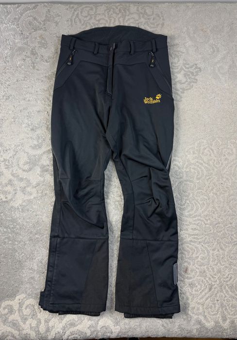 Ocieplane Spodnie Jack Wolfskin Stormlock Softshell Recco Cechline