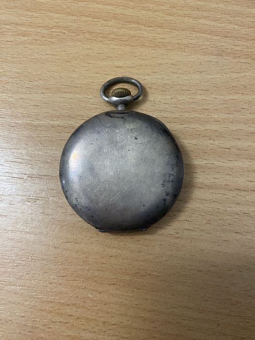 Кишеньковий годинник Omega срібний  (Швейцарія), оригінал