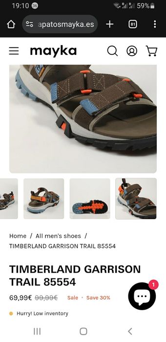 Сандали Timberland 44