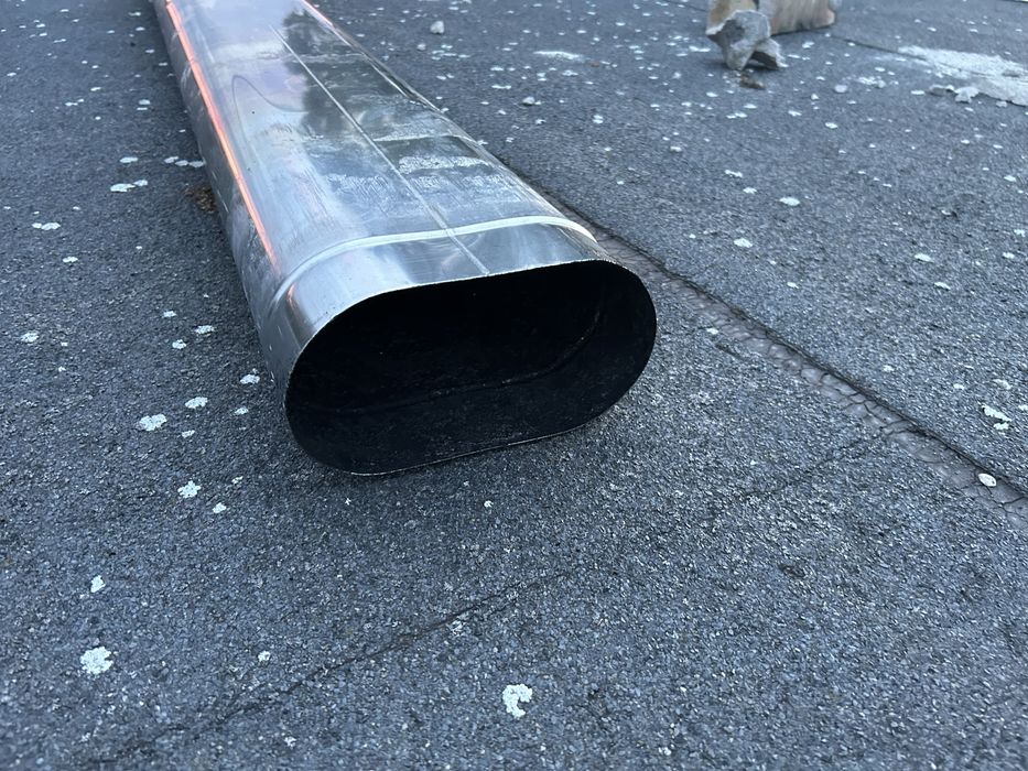 Wklad kominowy ocynk 8mm gubość , dlugosc 7 metrow