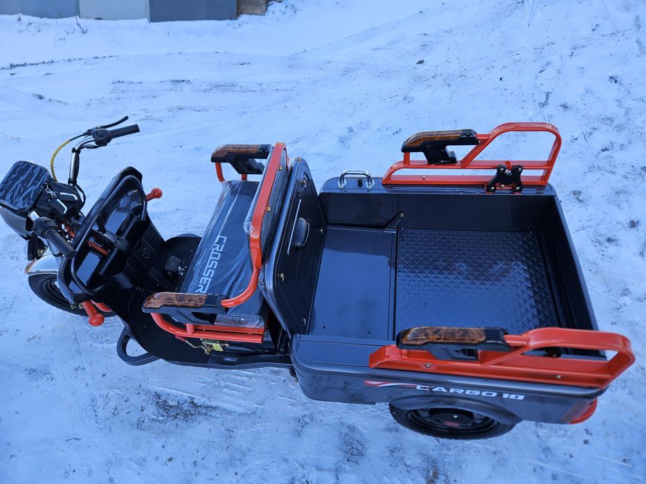 Трицикл электро ГРУЗОПАССАЖИРСКИЙ  трехколесный электротрицикл tr1 tr5