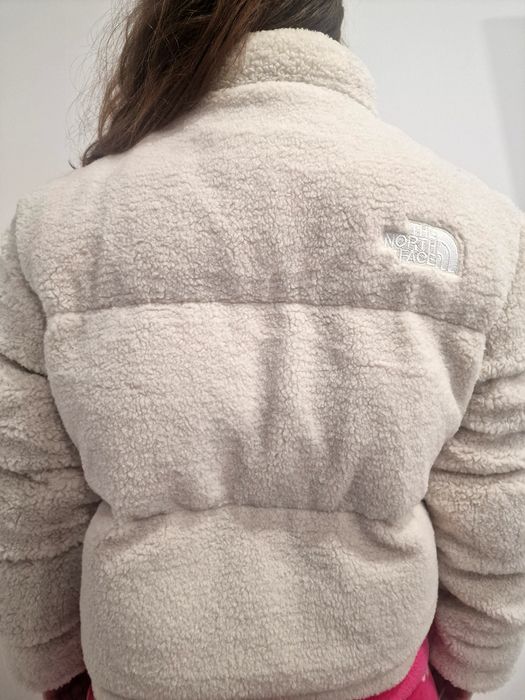 Casaco pêlo  the north face beje novo