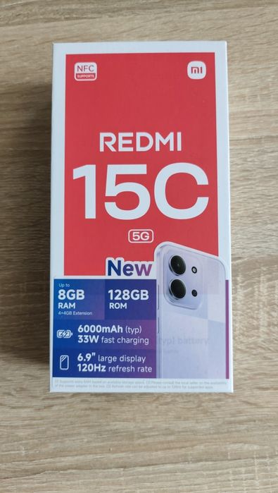 Xiaomi REDMI 15C 5G + dodatkowe etui