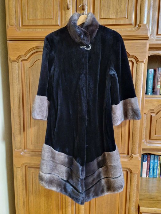 Шуба стрижена норка