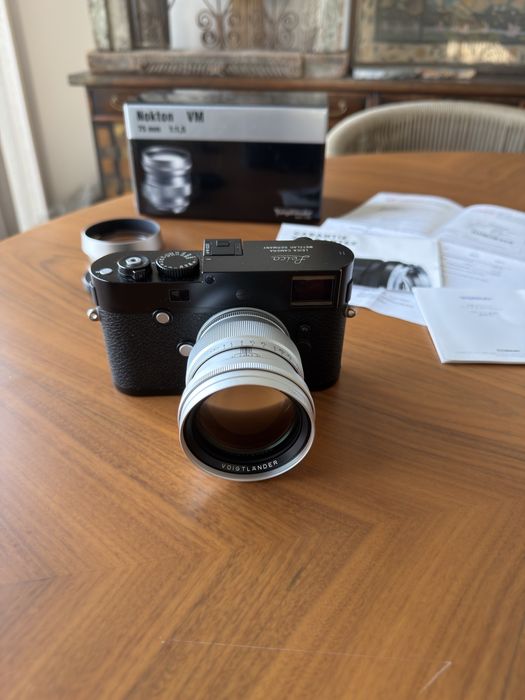 VOIGTLÄNDER VM Nokton 75mm f/1.5 (c/garantia)
