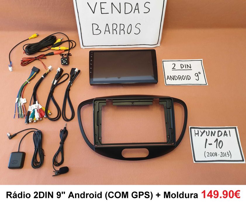 Rádio 2DIN • Hyundai i-10 • (2008 a 2016) • Android i10 [4+64GB]