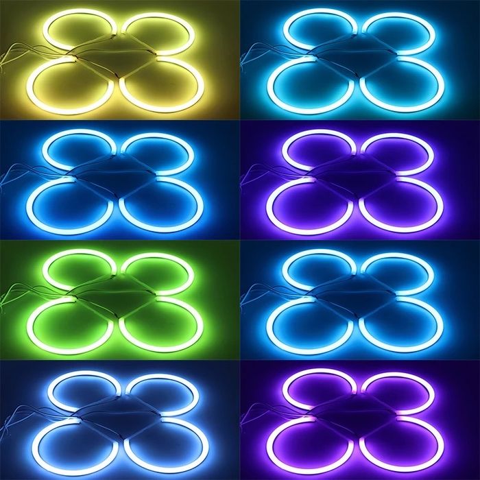 Ангельські глазки LED RGB Cotton BMW E36 E38 E39 E46 ВАЗ 2106