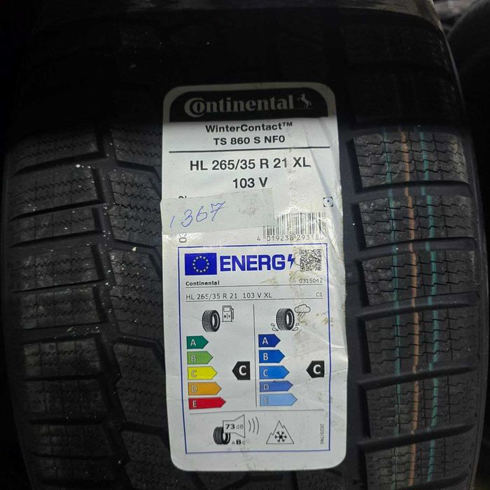 Нові шини зима 265/35 305/30 R21 103V 107V NF0 Continental TS860 S
