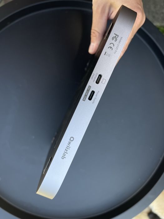 Док-станція Qwiizlab UH25 Pro для Mac mini з підтримкою M.2 NVMe + SATA SSD