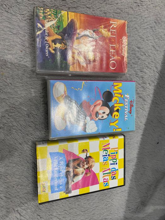 Cassetes VHS como novas