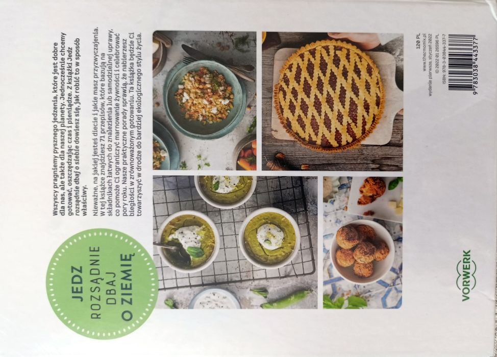 Thermomix  zafoliowana, oryginalna książka Jedz rozsądnie dbaj o sieb