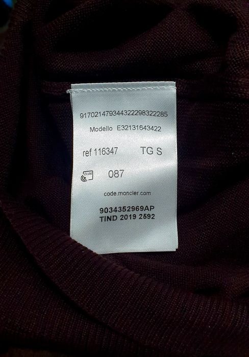 MONCLER roz. S wełniany sweter Premium