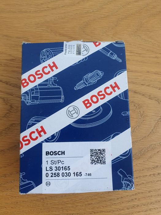 Лямбда зонд BOSCH 0258030165, Audi, Skoda, VW, Seat, новий.