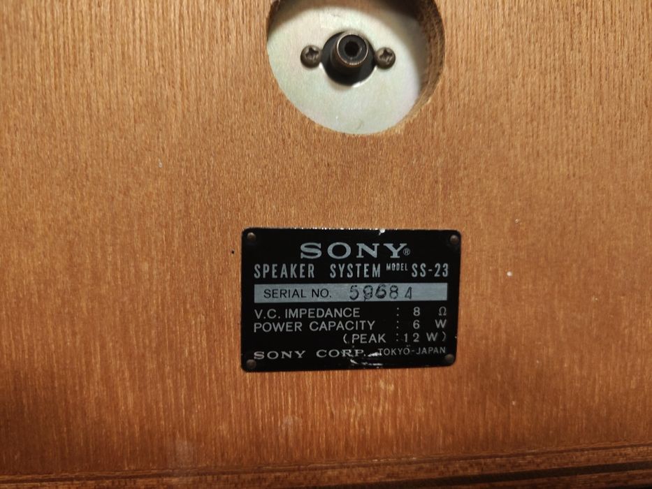 1971 głośniki vintage Sony SS-23