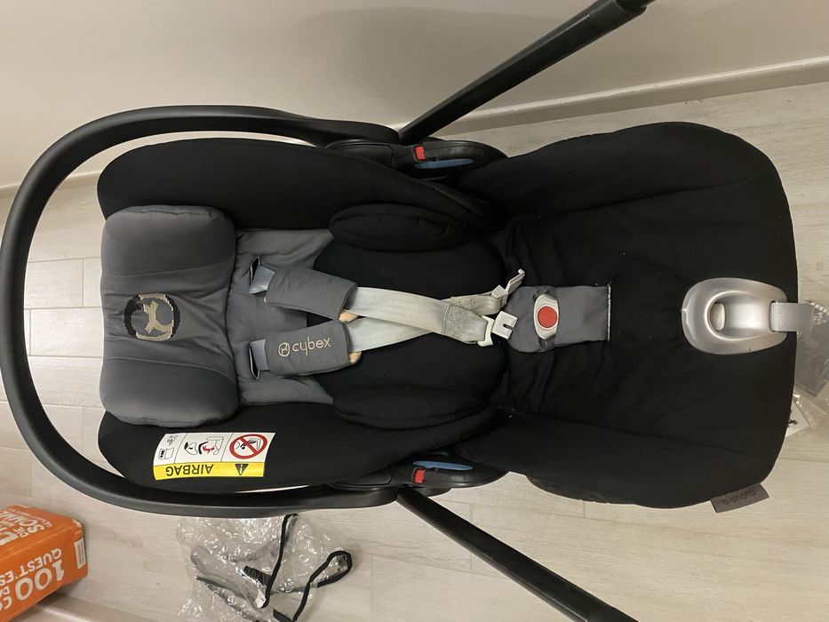 Carrinho cybex balios M com babycook e base isofix