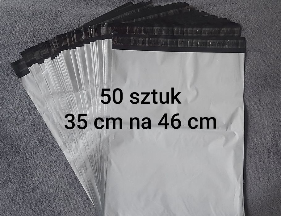 Foliopaki kurierskie koperty 50 sztuk 35 na 46