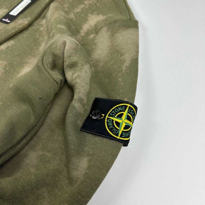 Худі хакі Stone Island тай дай off dye XS,S,M,L,XL
