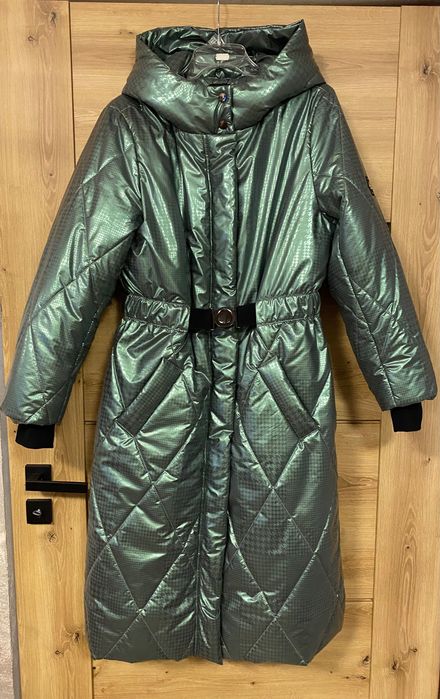 Kurtka zielona płaszcz zimowy