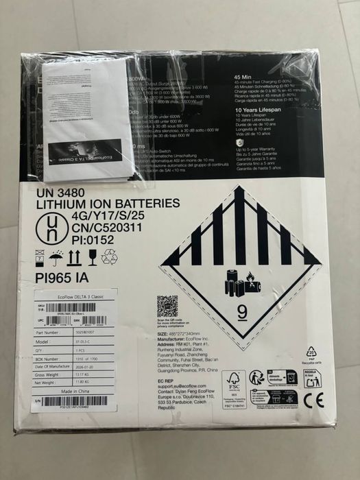 Ecoflow delta 3 classic