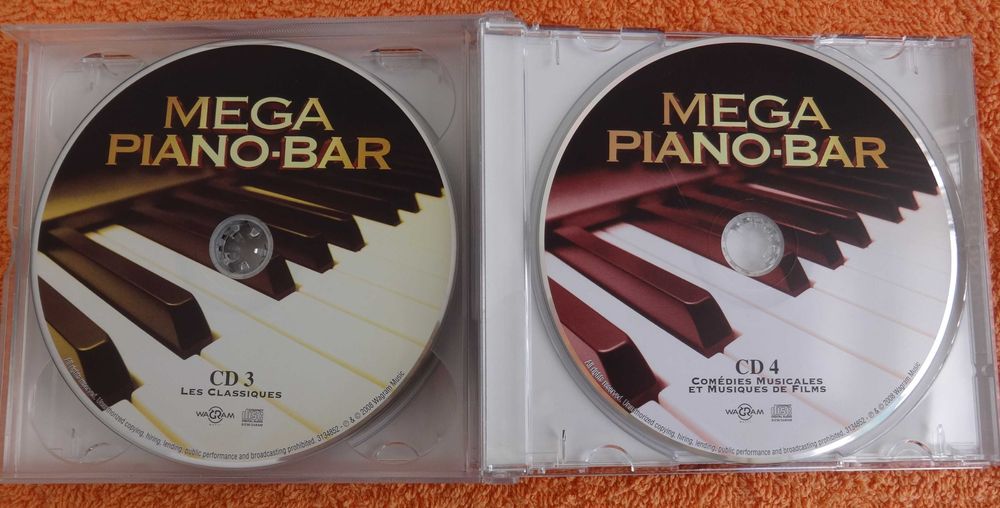 Mega Piano Bar – Coffret 4 CD's