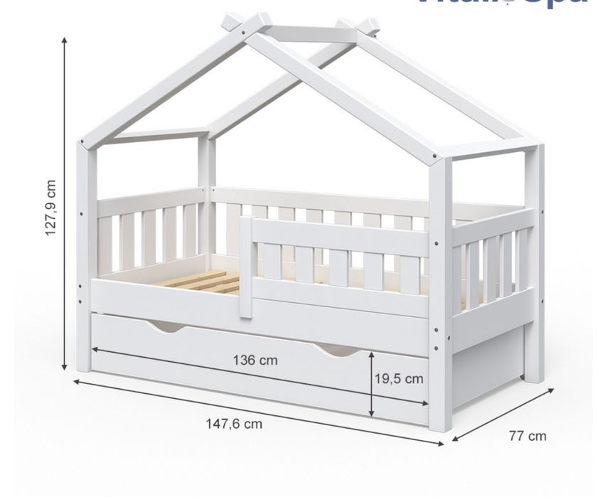 Кровать детская с матрасом