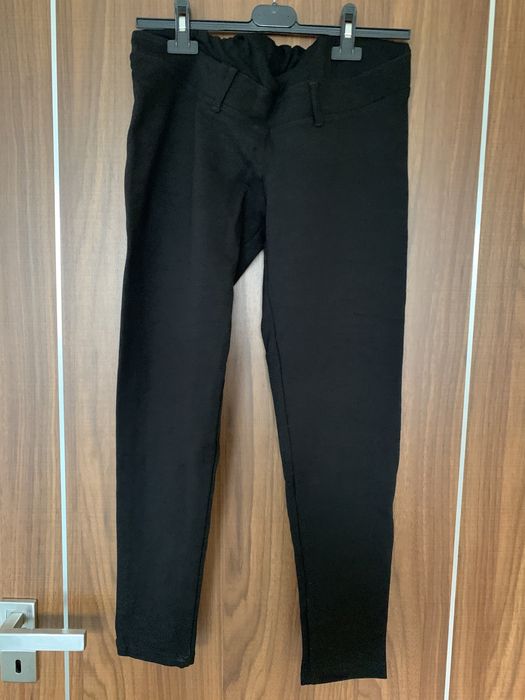 Spodnie legginsy ciazowe czarne XL L 40