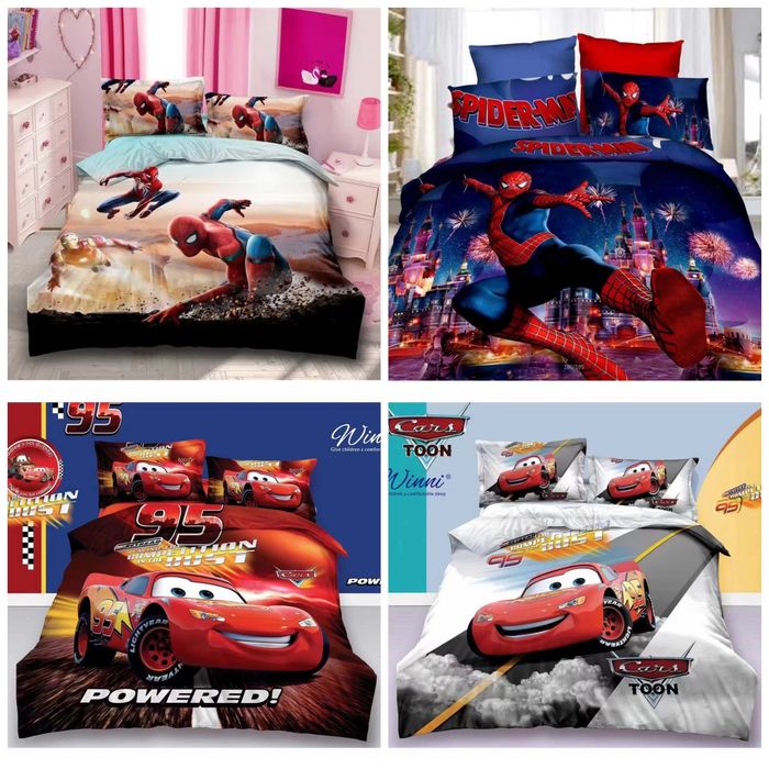 Детское полуторное постельное Фланель