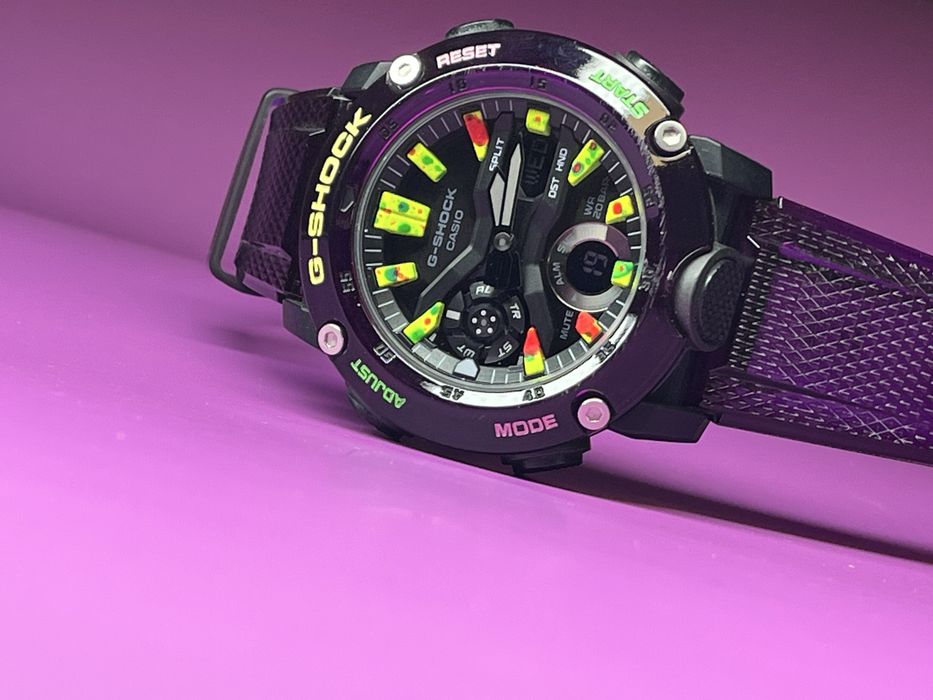 Casio G-SHOCK GA-2000 custom fluo
