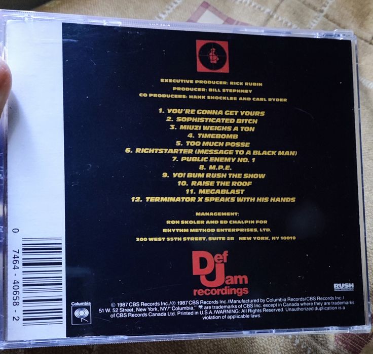 Public Enemy "Yo! Bum Rush The Show"