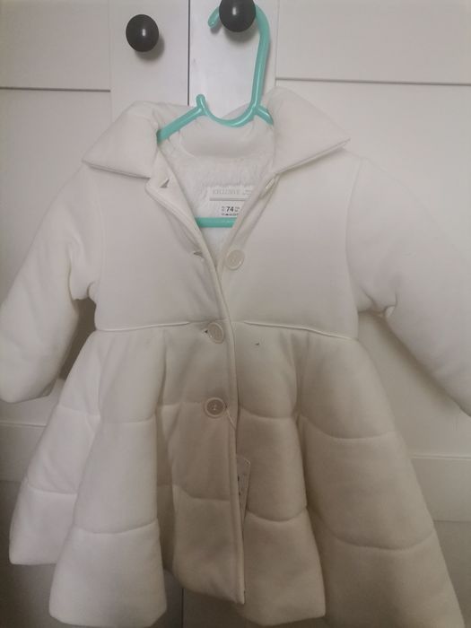 Piękny płaszcz jesienny niemowlęcy r 74!!