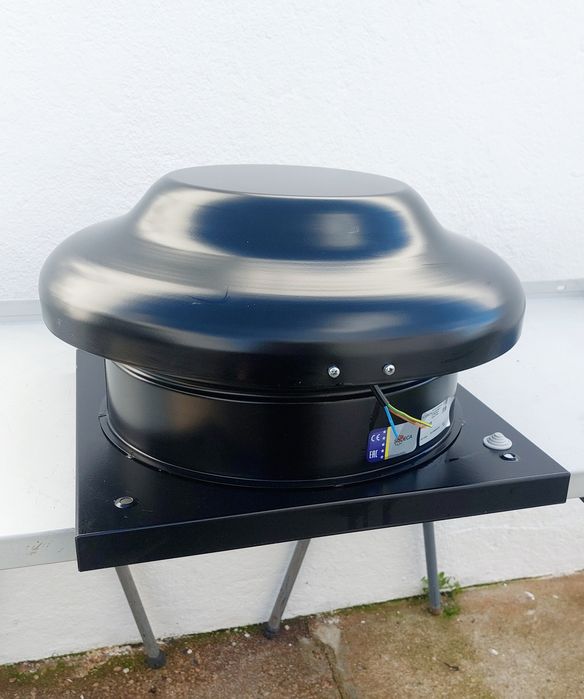 Ventilador 950 m3h cobertura de ventilação