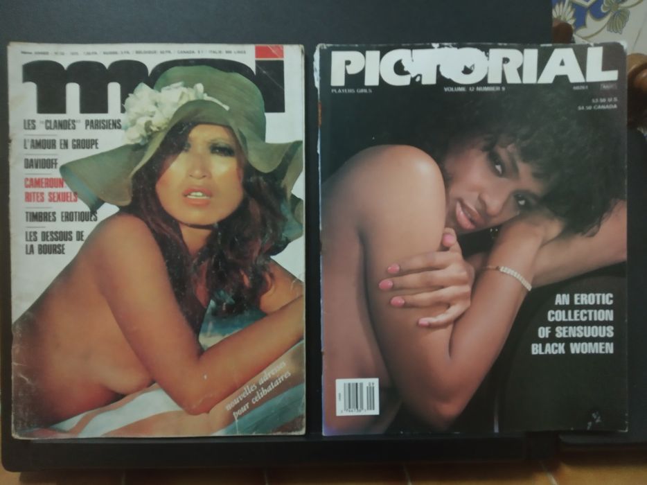 Lote de revistas: Cinema X, Trio sex, Swank, Cover, Men, Playgirl