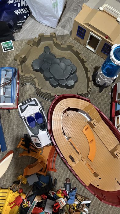 Lote de peças variadas da Playmobil