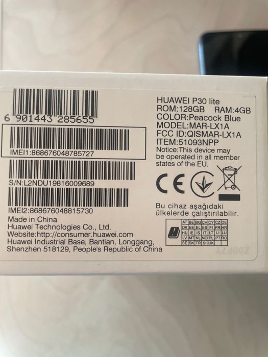 Huawei P-30 Lite niebieski