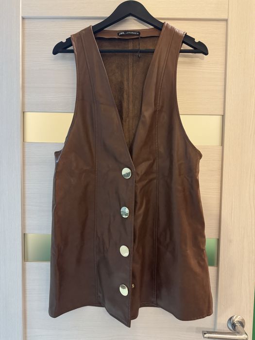 Сукня zara з екошкіри
